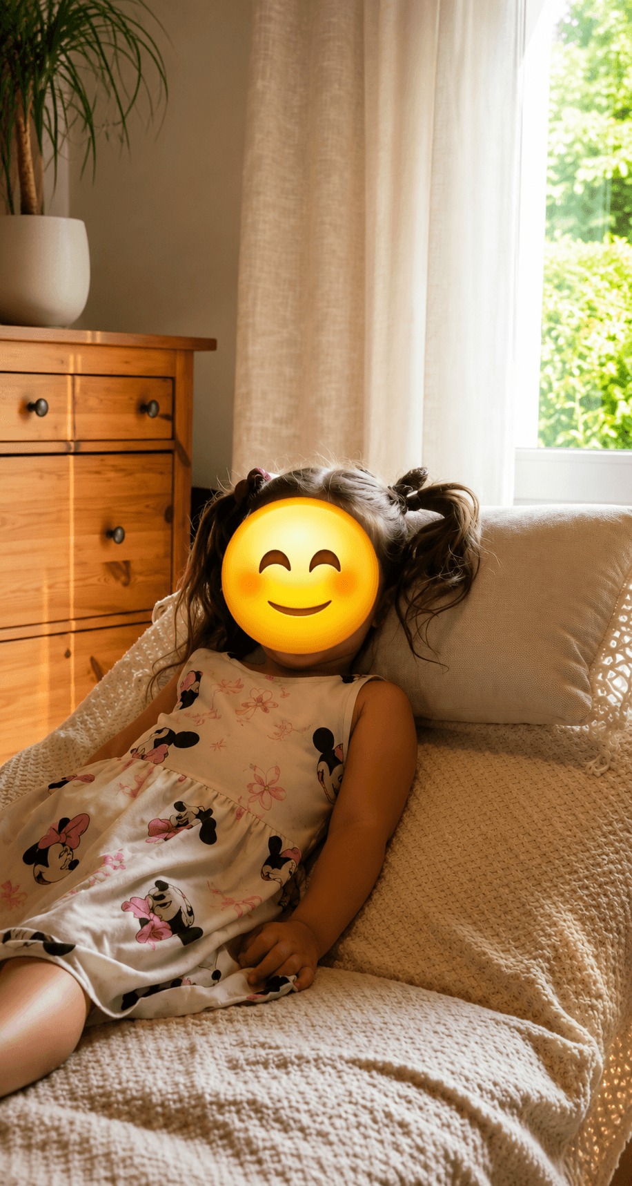 Kind entspannt während einer sanften Reiki-Anwendung